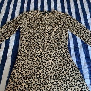A very chic leopard dress — never wore —